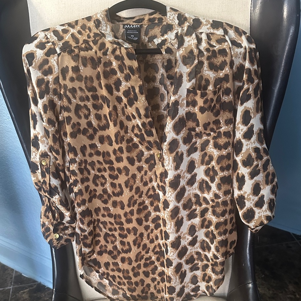 ALLOY Animal Print Blouse